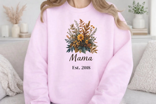 81.Gildan 18000 Light Pink Sweatshirt Sleeve Mockup (2)_result
