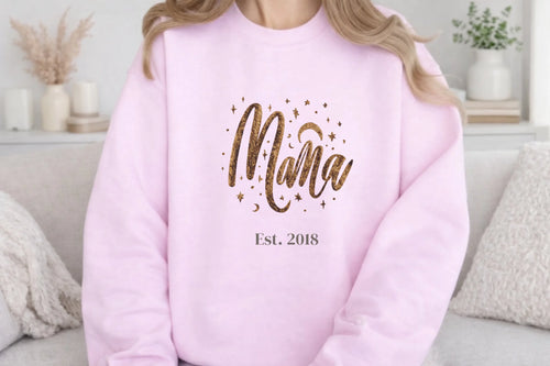 81.Gildan 18000 Light Pink Sweatshirt Sleeve Mockup (2)_result
