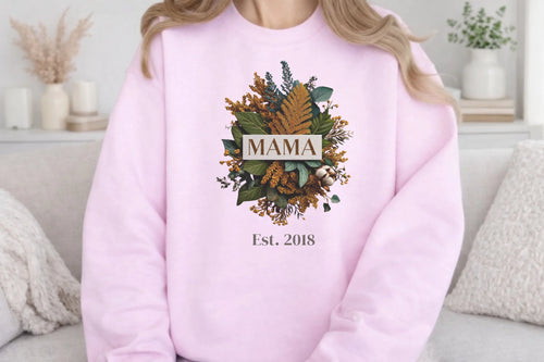 81.Gildan 18000 Light Pink Sweatshirt Sleeve Mockup (2)_result
